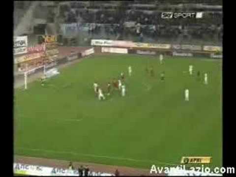 Lazio-Roma 3-2 derby goal Pandev Rocchi Behrami