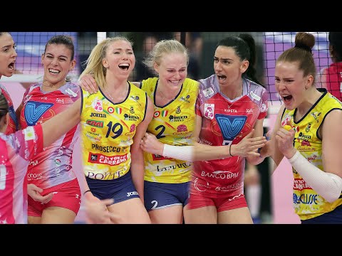 ALL "MEGA RALLY" of the Match Milano - Conegliano | Lega Volley Femminile 2022/23