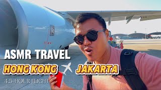 Download lagu ASMR | 4.5 HOURS ✈️ HONG KONG - JAKARTA | CATHAY PACIFIC - CX 777  mp3