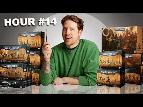 I stayed up 24 hours to paint my FIRST ever Warhammer 40k army