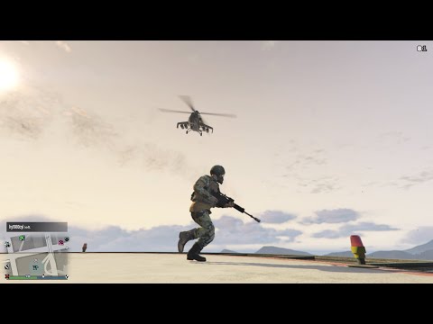 GTA 5 ONLINE: SNIPER VS SAVAGE | F4D