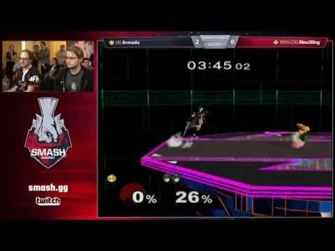 Smash Summit 2015 - M2K (Marth) Mr. Saturn Combo vs Armada (Peach)