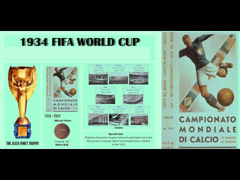 FIFA 2nd World Cup 1934 | 1934 WORLD CUP FINAL: Italy 2-1 Czechoslovakia | 2nd world cup overview