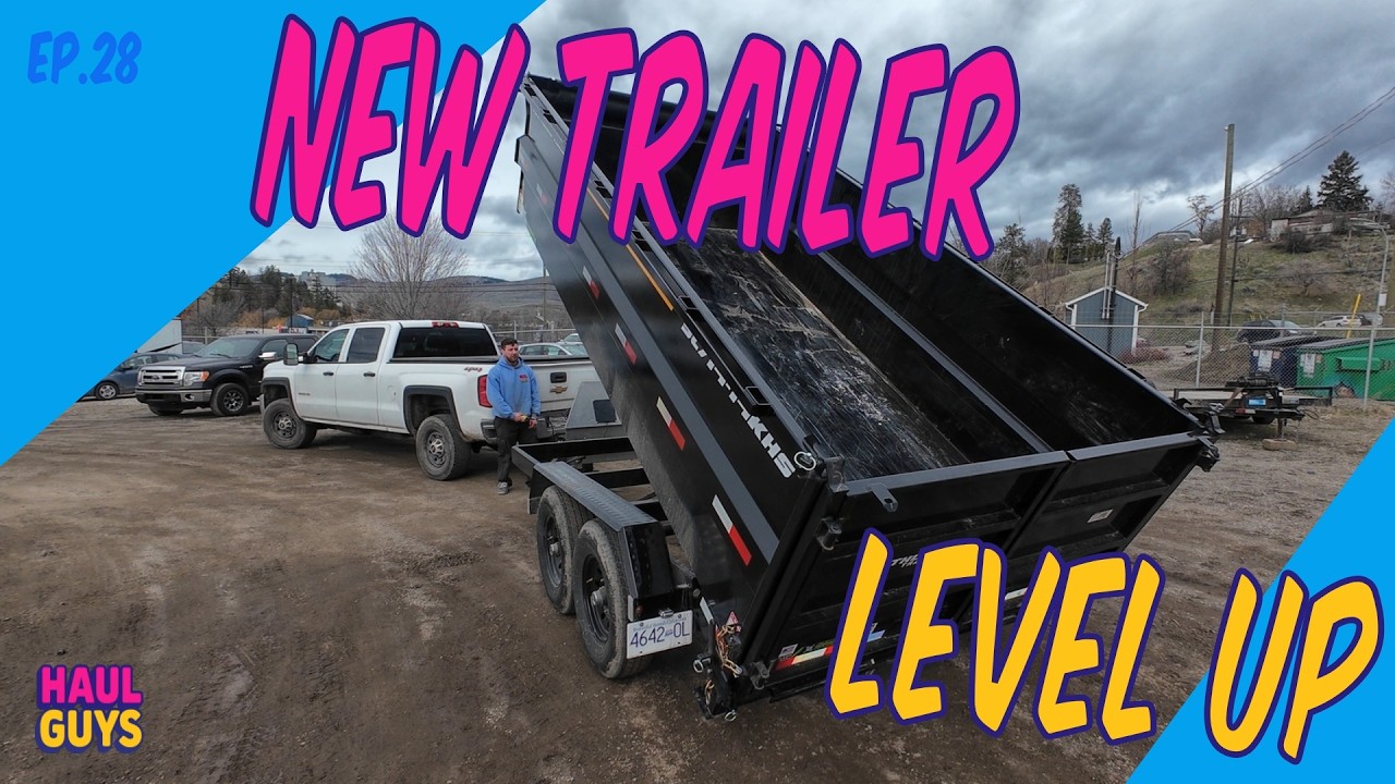 BIG Upgrade for Haul Guys… New Dump Trailer! | Junk Removal Business | Vernon, BC