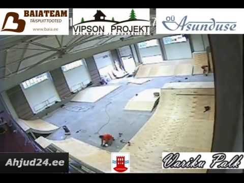 Vastseliina Noorteka Skatepargi ehitus