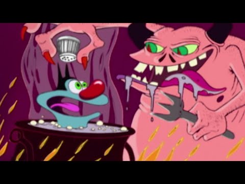 हिंदी Oggy and the Cockroaches 😺 बिल्ली का भोजन Hindi Cartoons for Kids