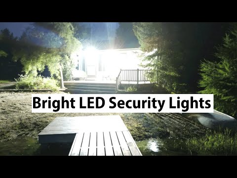 ✅ 50w LED Directional Outdoor Flood Light Install, Review & Comparison