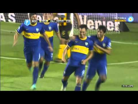 Boca 2 - 0 Olimpo - Fecha 6 Torneo final 2014
