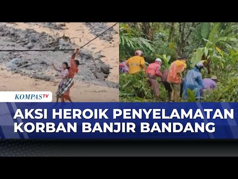 Tegang! Detik-Detik Aksi Heroik Penyelamatan Korban Banjir Bandang di Sumatera Utara | SAPA MALAM