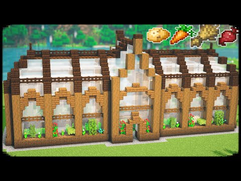 Minecraft: Large Capacity Greenhouse | Minecraft Building Ideas
