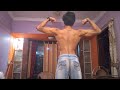 Quick back workout and posing 🦍