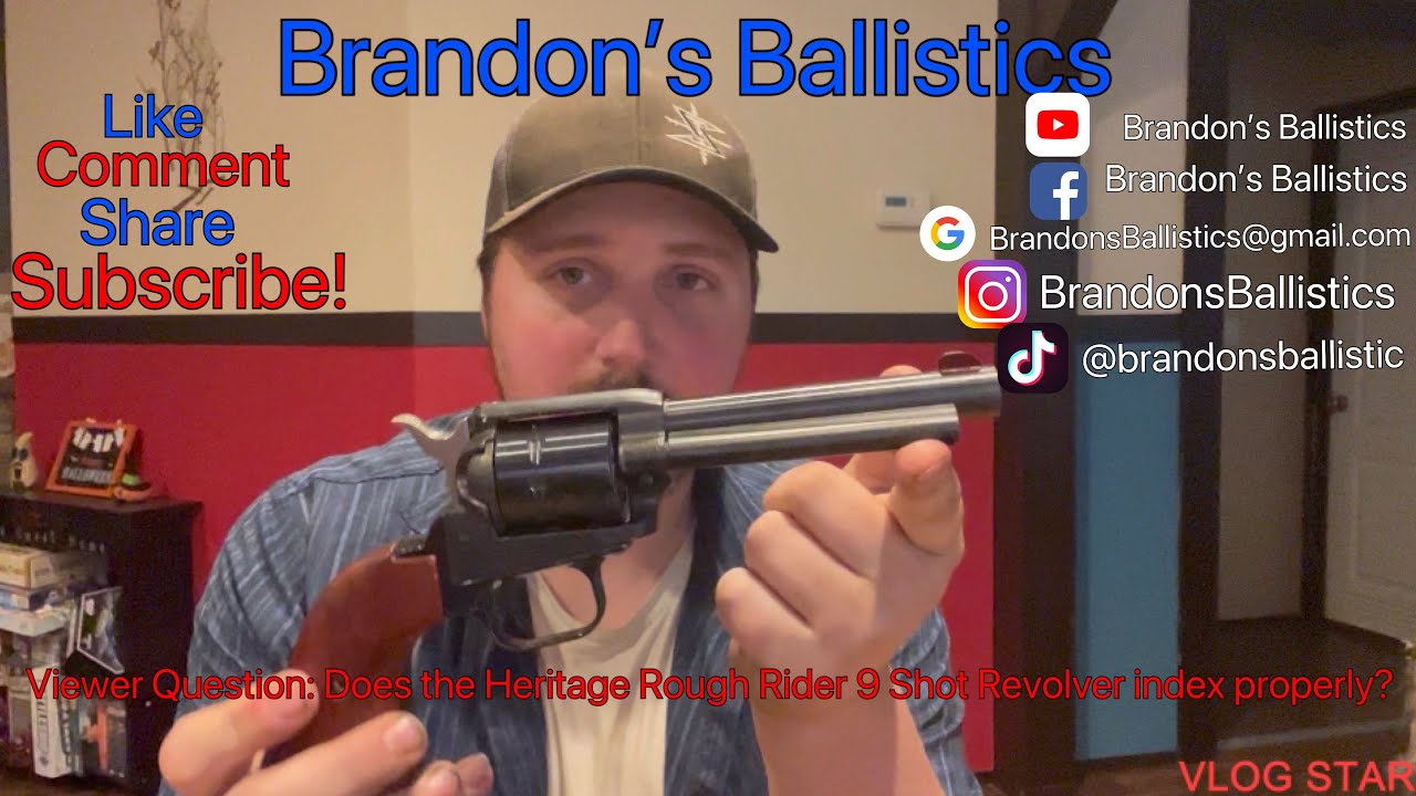 Viewer Question: Does the Heritage Rough Rider 9 shot Revolver index properly