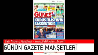 Günün Gazete Manşetleri 14 Aralık 2017 Perşembe 14 12 2017 Gazete Oku