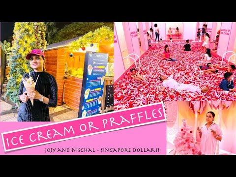 Ice cream Or Praffles  | What to do in Singapore | December Highlights 2022 | Manjari
