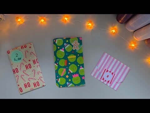 Cash stuffing & budget Christmas Advents | Day 2 | The Rocking Witch, Dingley Designs & LilyRayne