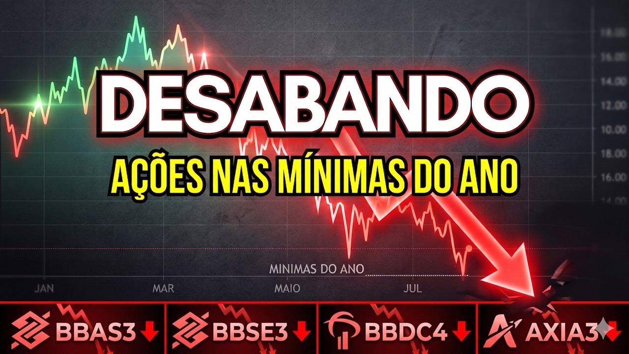Bolsa caindo 2,5% e Ações Atingindo as Mínimas do Ano, O que Aconteceu?