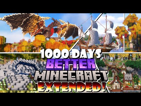 I Survived 1000 Days In Better Minecraft - Full Movie [Directors Extended Edition]