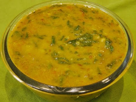 How to make Dal Palak Dhaba Style by madhurasrecipe