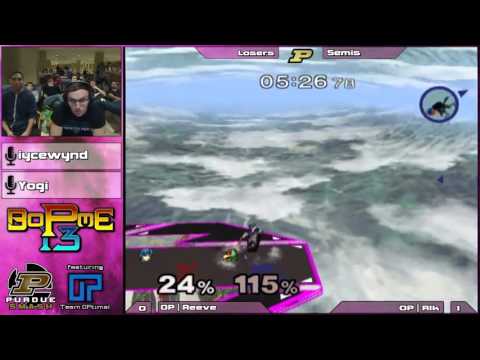 BoPME 13 - OP | Reeve (Marth) vs. OP | Rik (Falco) Losers Semis