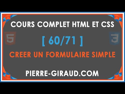 COURS COMPLET HTML ET CSS 1 71 Présentation du cours