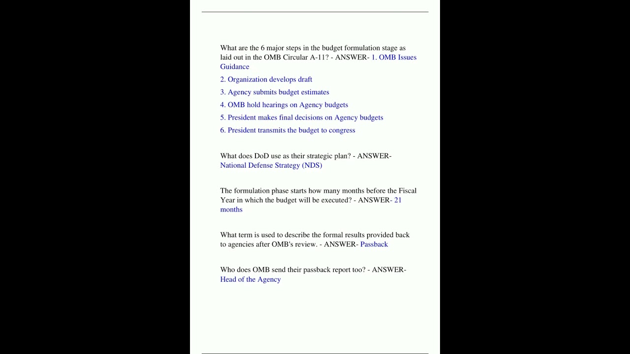 Certified Defense Financial Manager Cdfm 2023 2024 Actual Exam Test Bank 270 Questions And Correct D