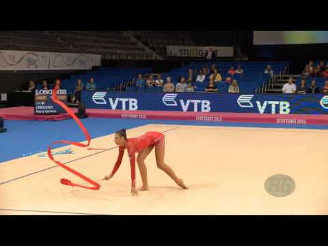 Monija CEBASEK (SLO) 2015 Rhythmic Worlds Stuttgart - Qualifications Ribbon
