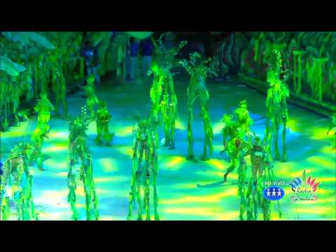 Alegoria Bicho Folharal - Festival de Parintins 2015