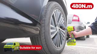 دريل فك الاطارات 20 فولت 480N.m