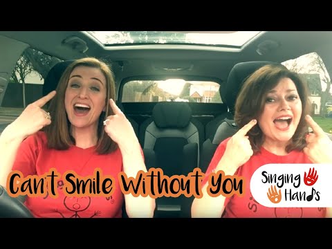 Makaton CarPark Karaoke - Can't Smile Without You - Singing Hands #WDSD18
