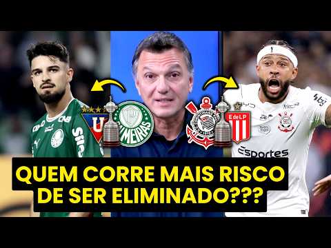 “É O QUE EU ACHO! O PALMEIRAS CONTRA A LDU e o CORINTHIANS CONTRA O ESTUDIANTES…” | MAURO CEZAR