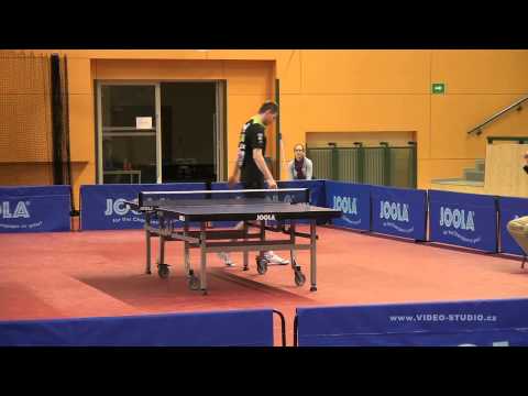 Championship table tennis 2014 semifinal Širuček vs. Konečný