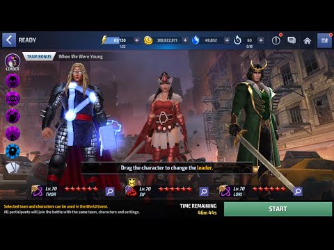 Marvel Future Fight World Event  Sif,Loki,Thor