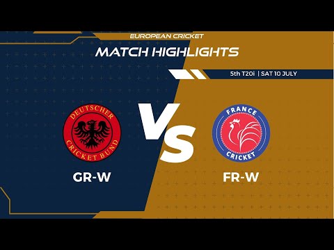 5th T20I - GR-W vs FR-W | Highlights | Germany Women vs France Women T20I Series | Krefeld 2021