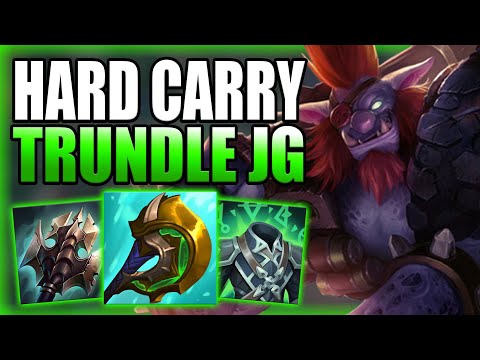 THIS IS HOW TRUNDLE JUNGLE CAN HARD CARRY SOLO Q GAMES! - Best Build/Runes Guide League of Legends