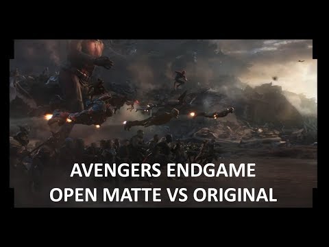 avengers infinity war open matte format avengers infinity war open matte format