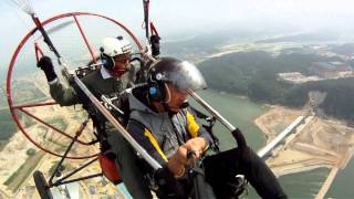 preview picture of video 'paramotor tour korea'