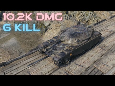 World of Tanks T95/FV4201 Chieftain - 10.2K Damage 6 Kills