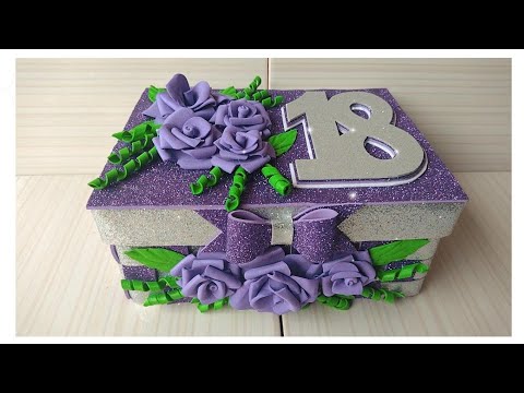 Do simples ao luxo caixa de presente 18 anos para presentear/Com Erivani Martins 🌿❤️