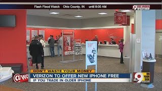 Verizon to offer new iPhone free