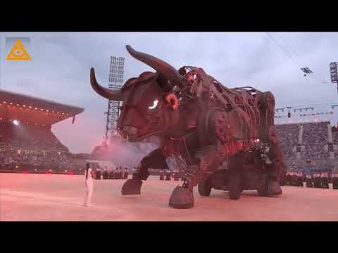 Bizarre opening ceremony in Birmingham, UK, 2022.