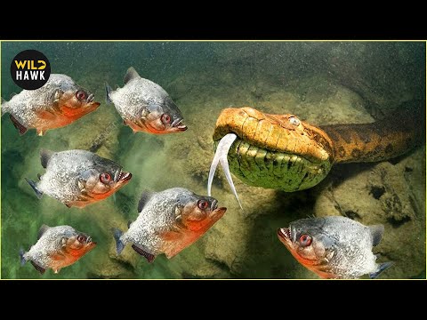 This Python Was Doomed! Deadliest Piranha Attacks Caught On Camera | Animal Fights