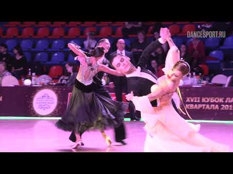 Aliaksandr Samosiuk - Yana Tudvaseva BLR, Slow Foxtrot, Latin Kvartal Cup 2019