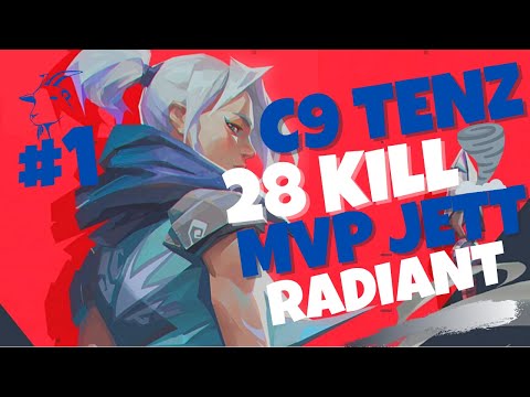#1 NA C9 TENZ WINS ROUGH GAME WITH MVP JETT ON SPLIT - VALORANT