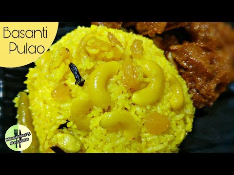 বাসন্তী পোলাও || BASANTI PULAO || Traditional Bengali Sweet Pulao Recipe || Bengali Cuisine Recipe Video