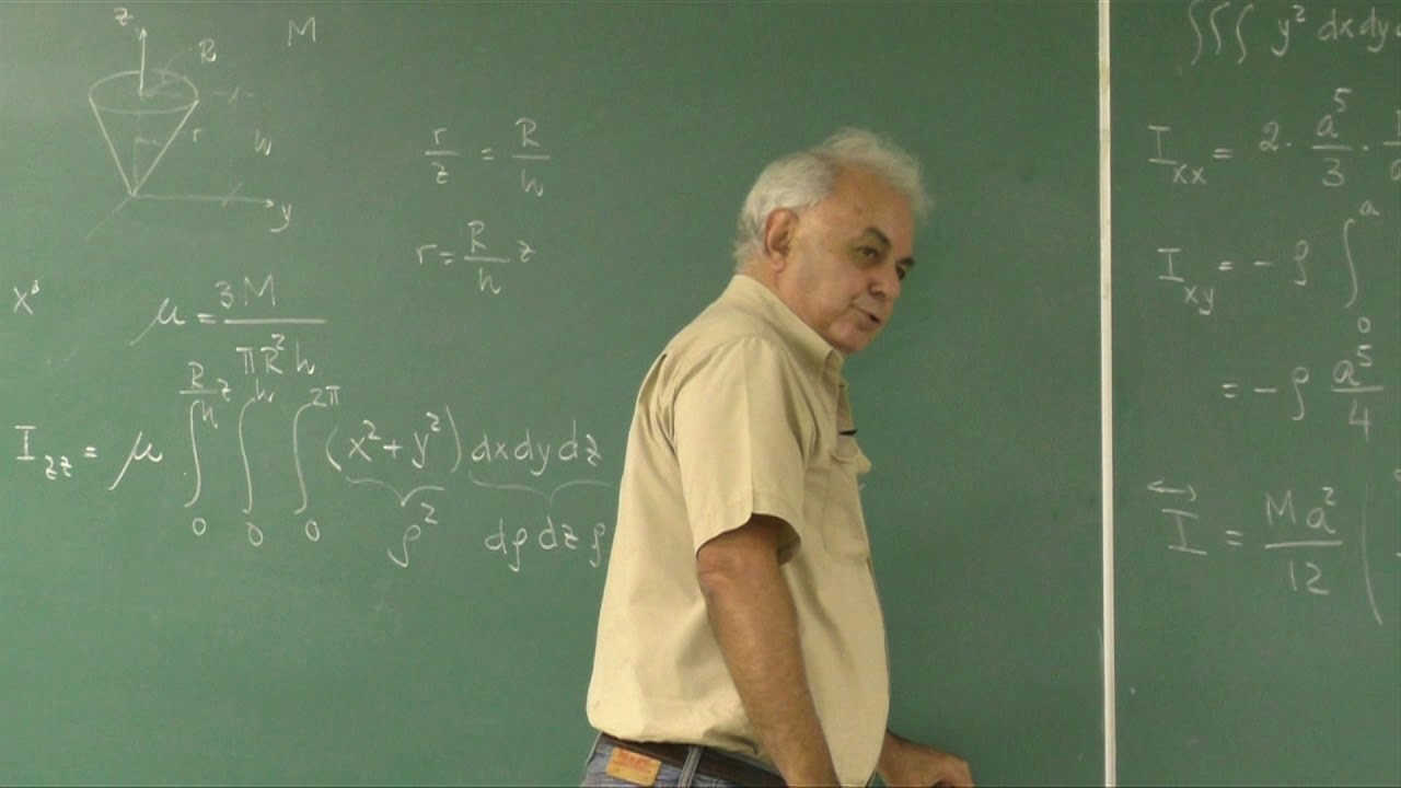 Aula 34.3 - Tensor de inércia de um cone sólido
