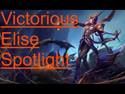 Victorious Elise Skin Spotlight - League of Legends Skin Review [HD]