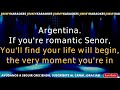 karaoke Dinah Shore   Down Argentina way