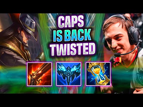 CAPS BRINGS BACK TWISTED FATE! - G2 Caps Plays Twisted Fate Mid vs Katarina! | Season 2022