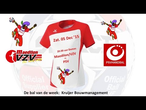 Maedilon/VZV DS1 -  PSV DS1, 5 dec 2015, 1e Divisie