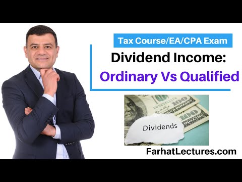 Taxable Dividend: Ordinary Dividend & Qualified Dividend